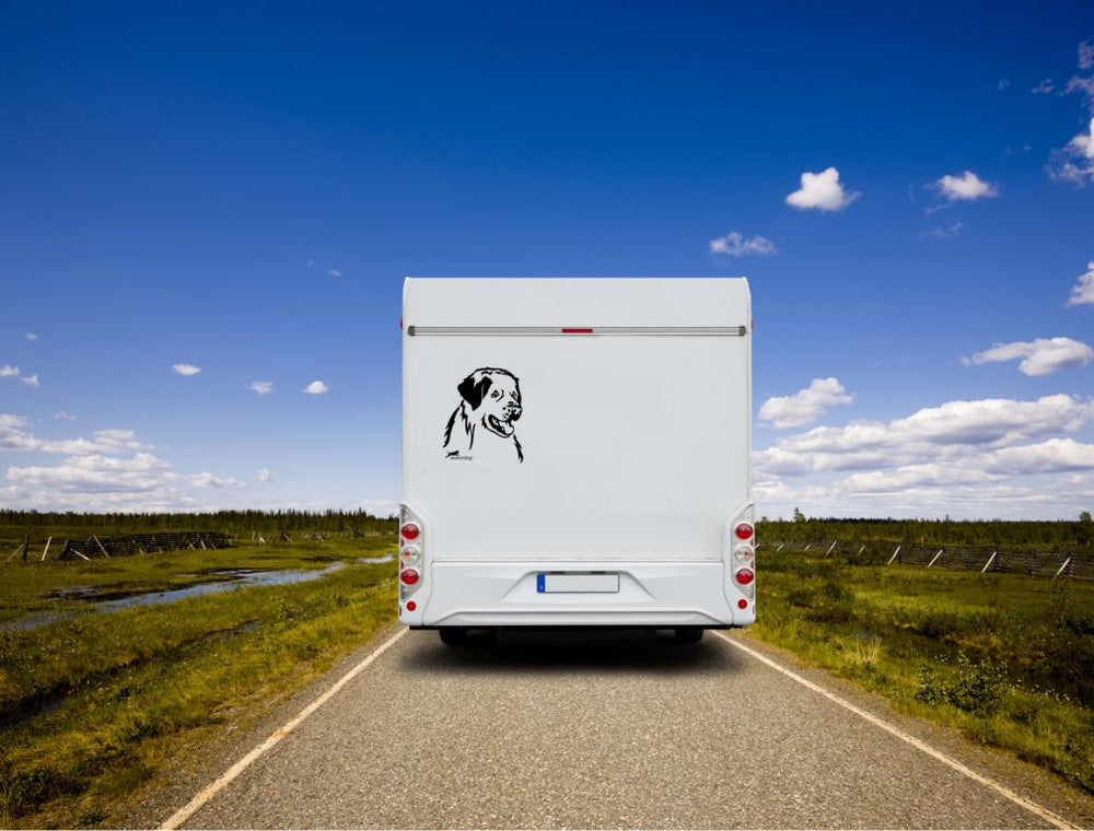 Tornjak Kopf Auto Wohnmobil Aufkleber