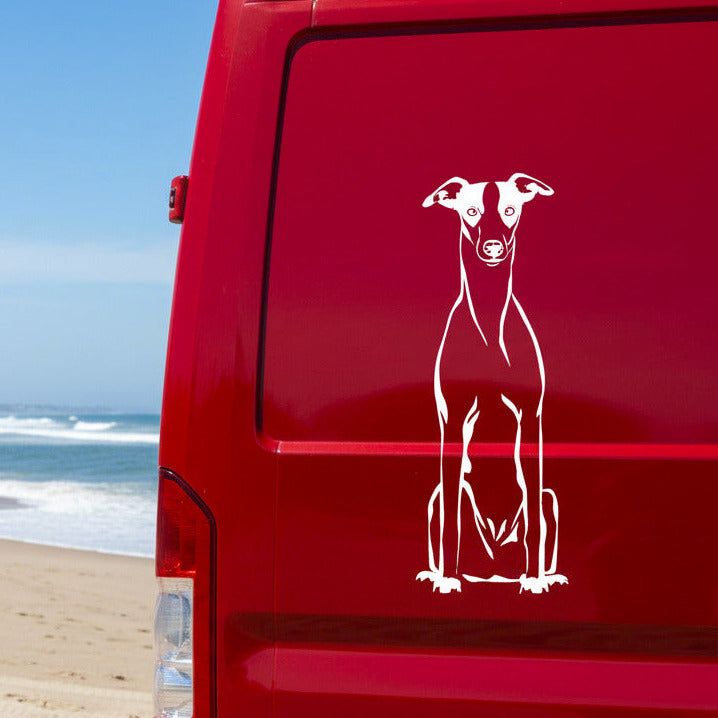 Whippet Windhund Auto Wohnmobil Aufkleber