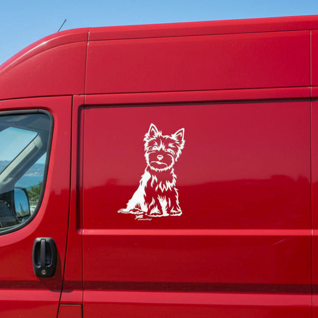 Yorkshire Terrier Auto Wohnmobil Aufkleber