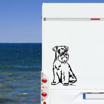 Zwergschnauzer Auto Wohnmobil Aufkleber