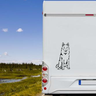 Tschechoslowakischer Wolfshund Auto Wohnmobil Aufkleber