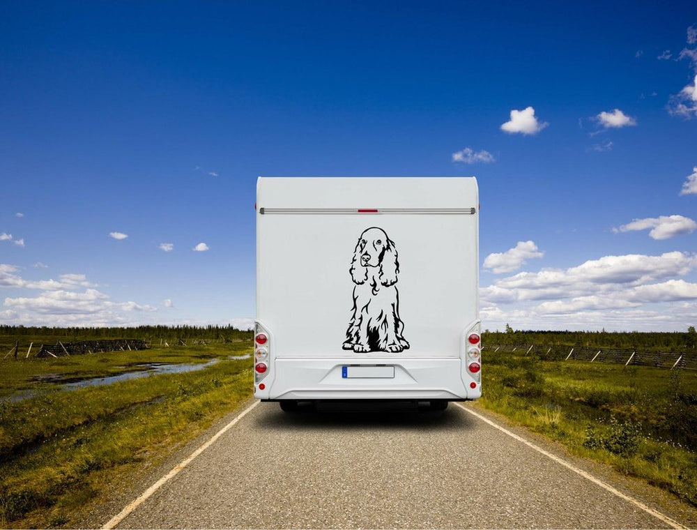 Cocker Spaniel Auto Wohnmobil Aufkleber