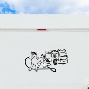 Feuerwehr Wohnmobil Aufkleber