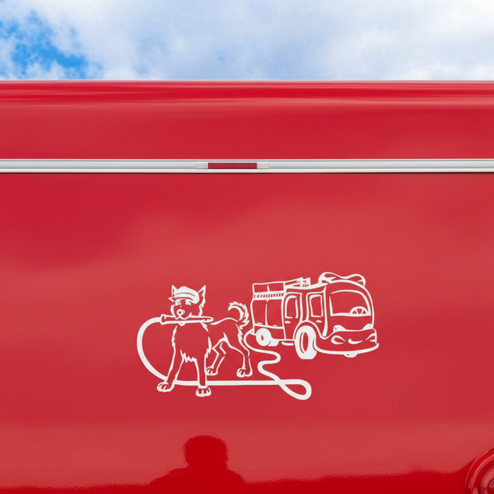 Feuerwehr Wohnmobil Aufkleber I Wandtattoo