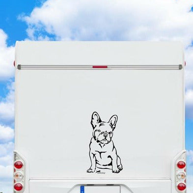 Französische Bulldogge Auto Wohnmobil Aufkleber