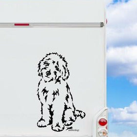 Goldendoodle Auto Wohnmobil Aufkleber
