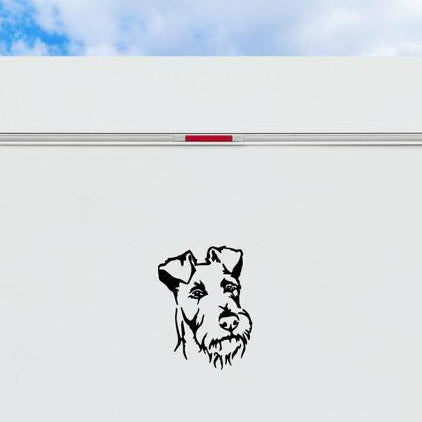 Irish Terrier Kopf Auto Wohnmobil Aufkleber