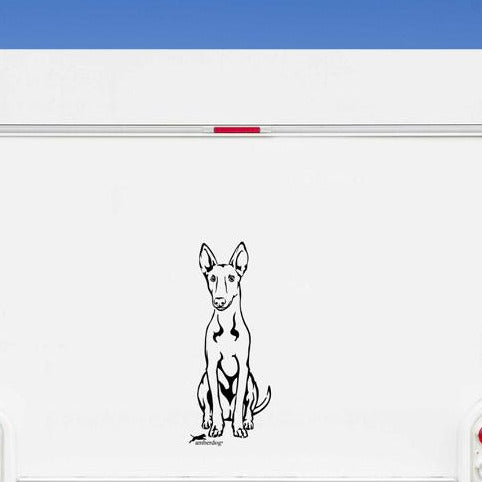 Podenco Auto Wohnmobil Aufkleber