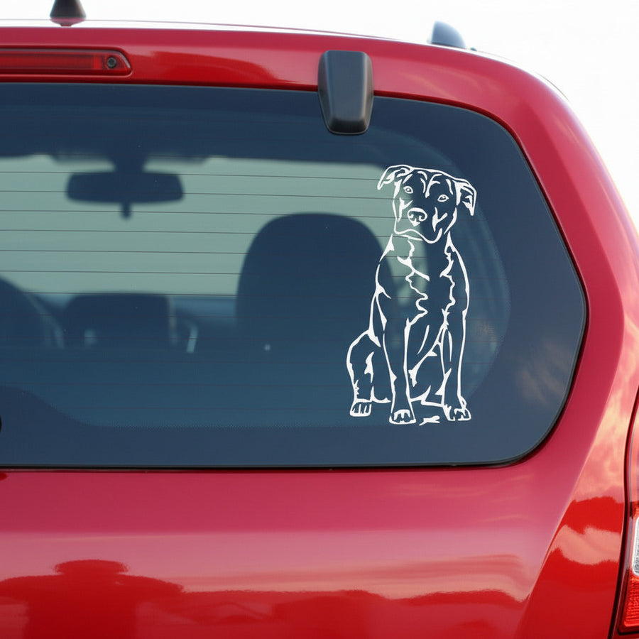 American Staffordshire Terrier Auto Wohnmobil Aufkleber