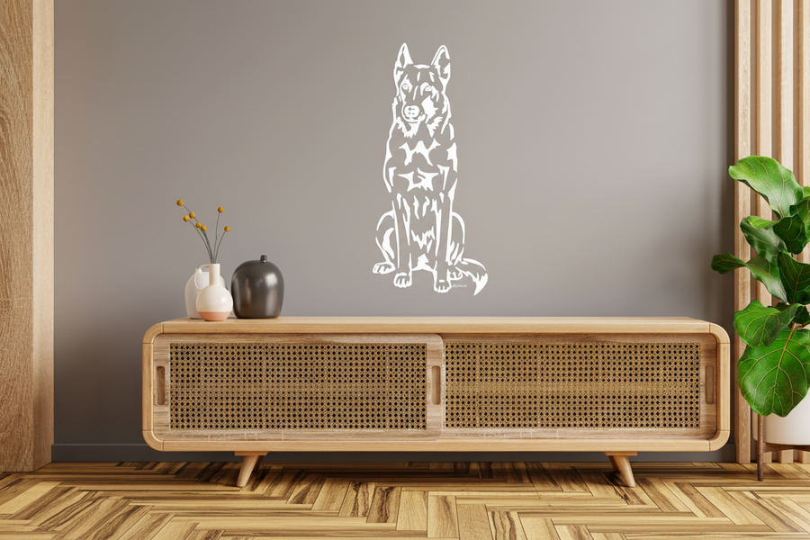 Malinois Wandtattoo