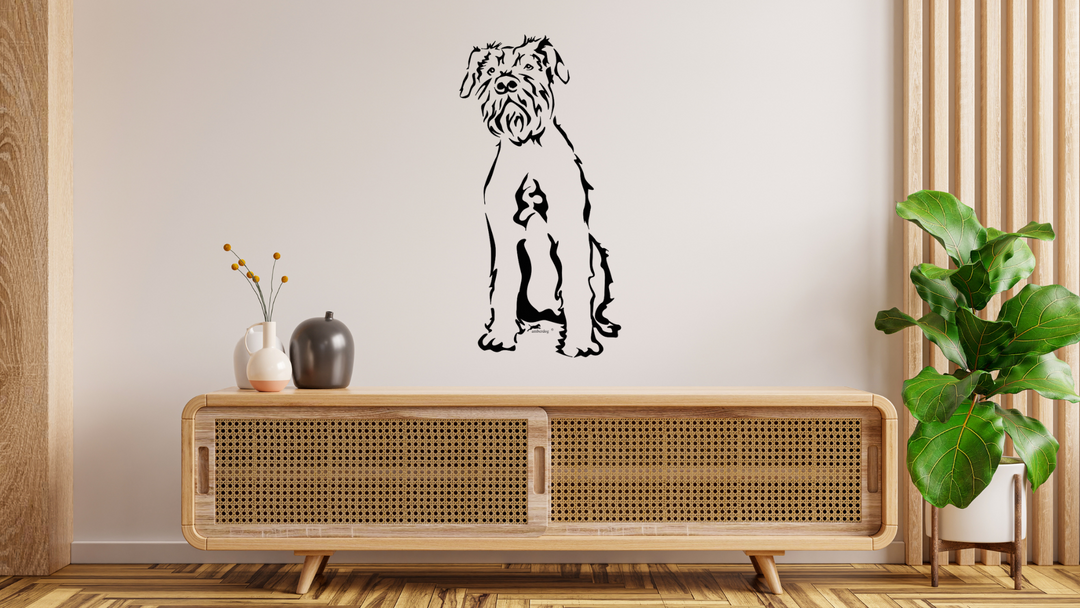 Riesenschnauzer Wandtattoo Wandsticker Wandaufkleber Wanddekoration