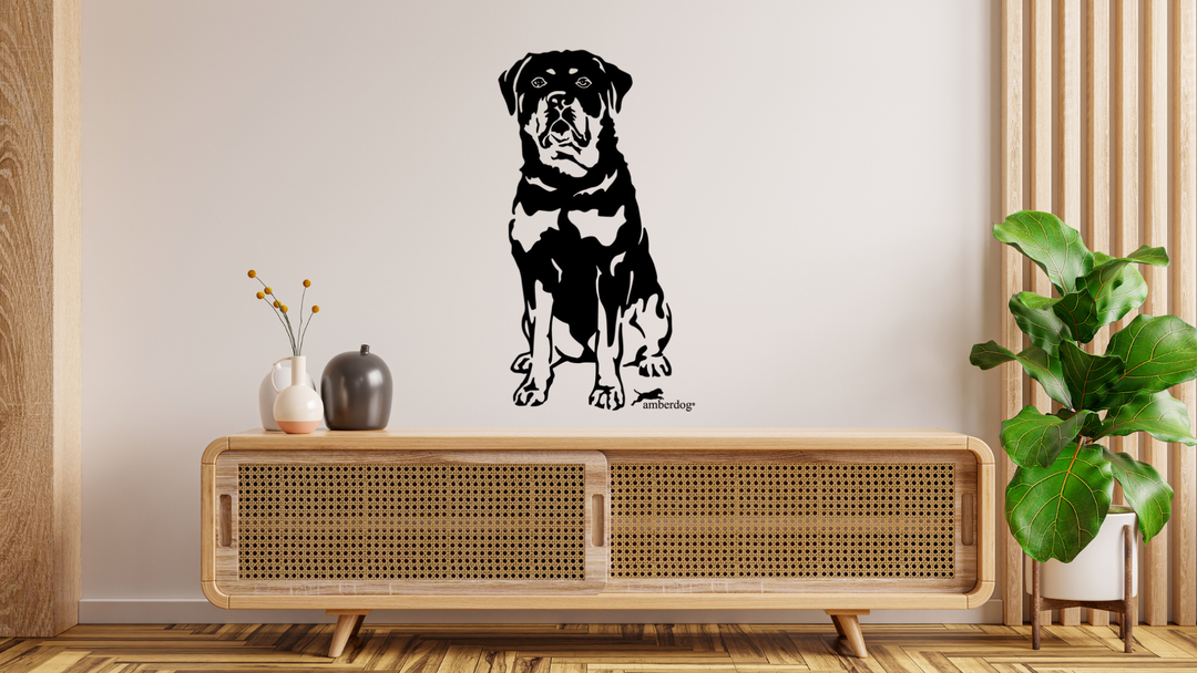 Rottweiler Wandtattoo Wandsticker Wandaufkleber Wanddekoration