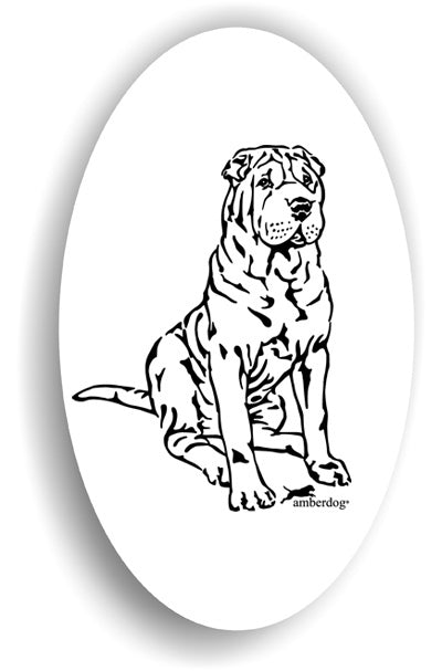 Shar Pei Sticker