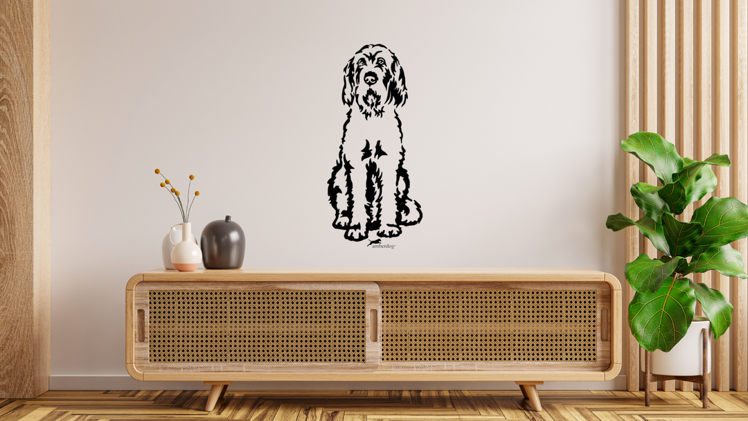 Spinone Italiano Wandtattoo Wandsticker Wandaufkleber Wanddekoration