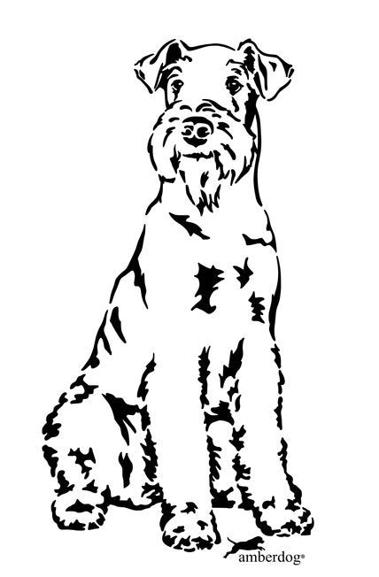 Airedale Terrier Grafiklizenz
