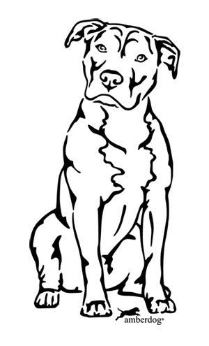 American Staffordshire Terrier Grafiklizenz