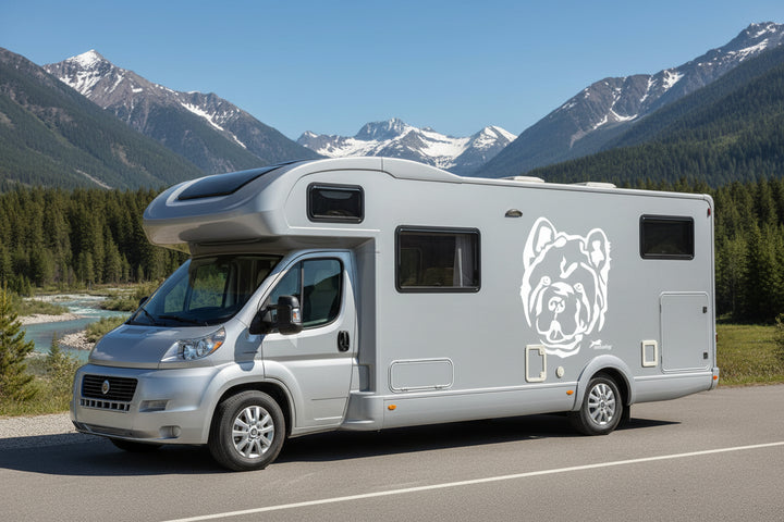 Chow Chow Kurzhaar Autoaufkleber