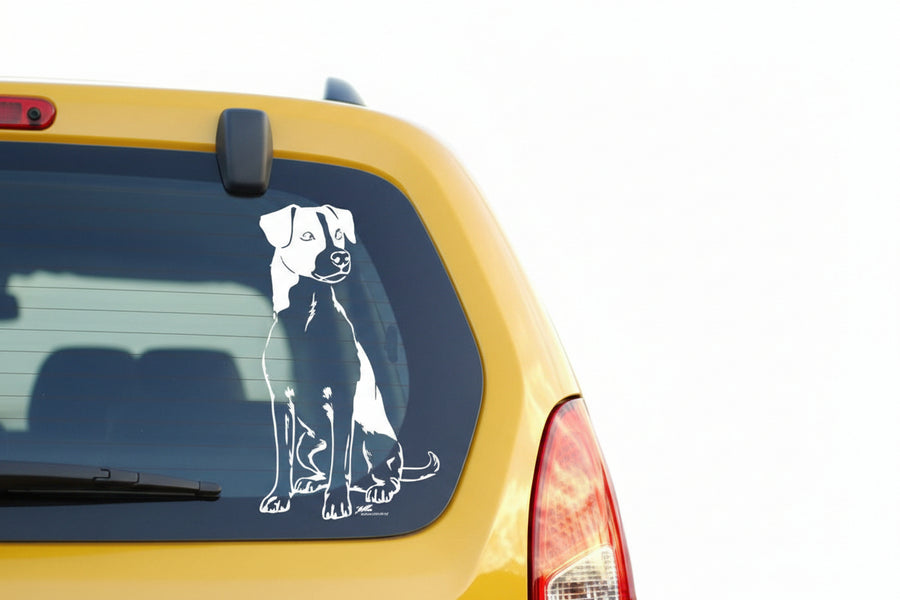 Dänischer Hofhund Auto Aufkleber