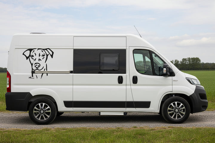 Deutscher Pinscher KOPF Aufkleber
