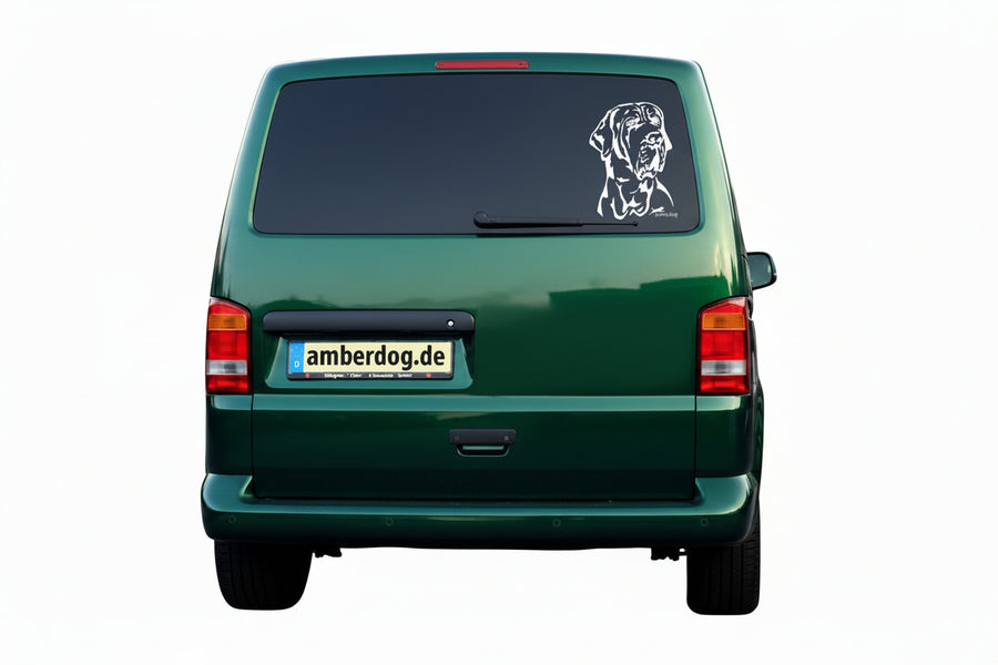 Fila Brasileiro Kopf Auto Aufkleber 