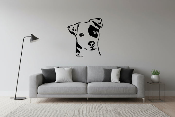 Jack Russel Terrier Wandtattoo