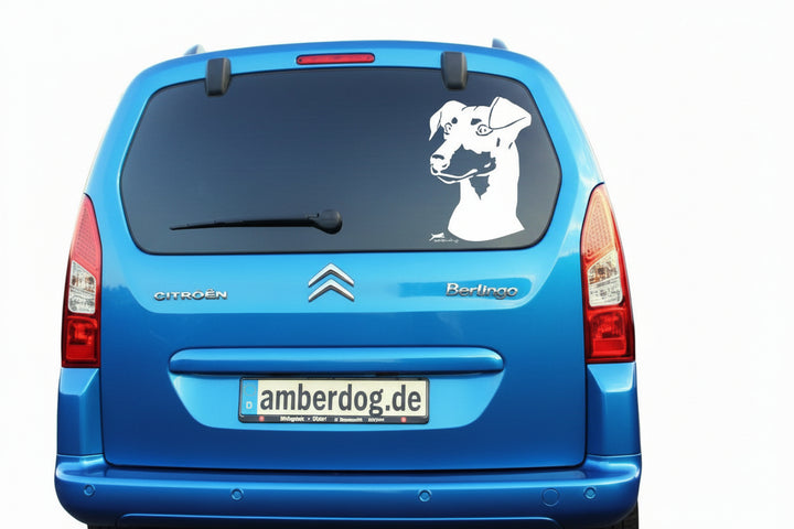 Manchester Terrier Autoaufkleber
