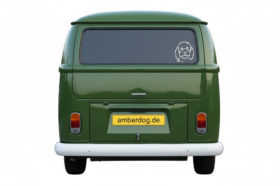 Portugiesischer Wasserhund Aufkleber