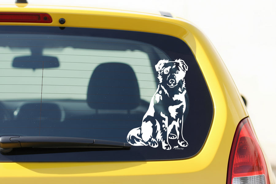 Tiger Altdeutscher Hütehund Auto Aufkleber