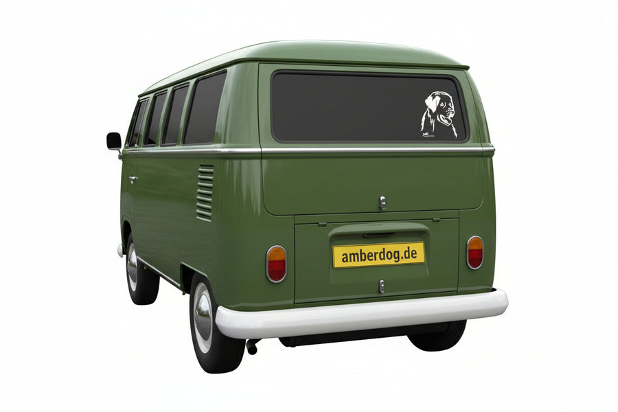 Tornjak Kopf Auto Aufkleber