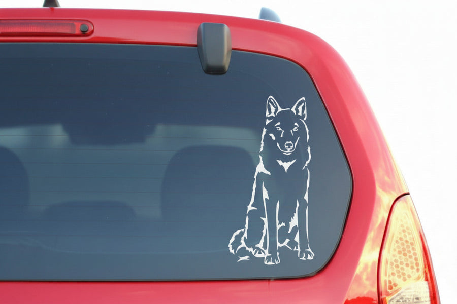 Tschechoslowakischer Wolfshund Auto Aufkleber